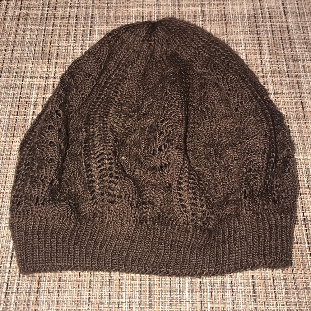 Dark brown beanie